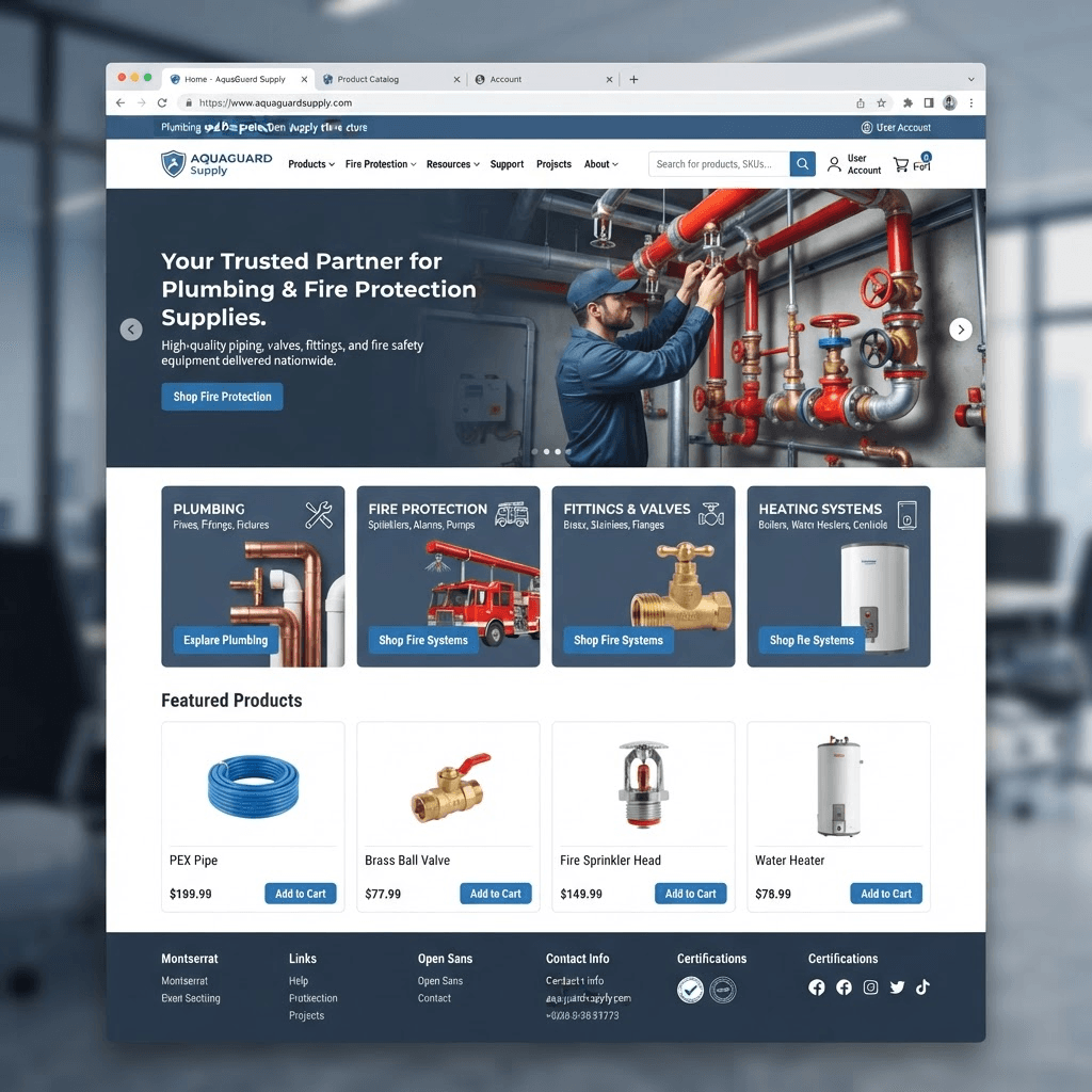 Preview of the APFS — Allied Plumbing & Fire Supply project